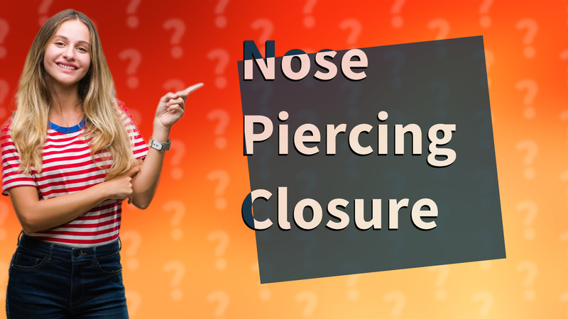 Nose Piercing Closure