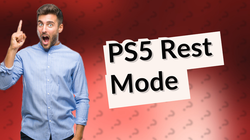 PS5 Rest Mode