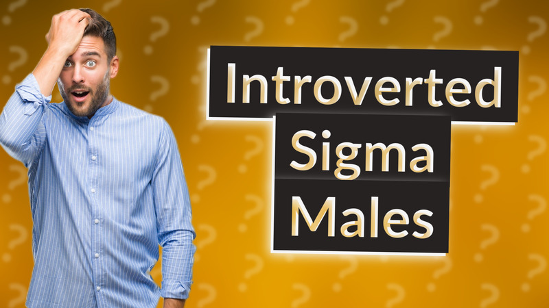 Introverted Sigma Males