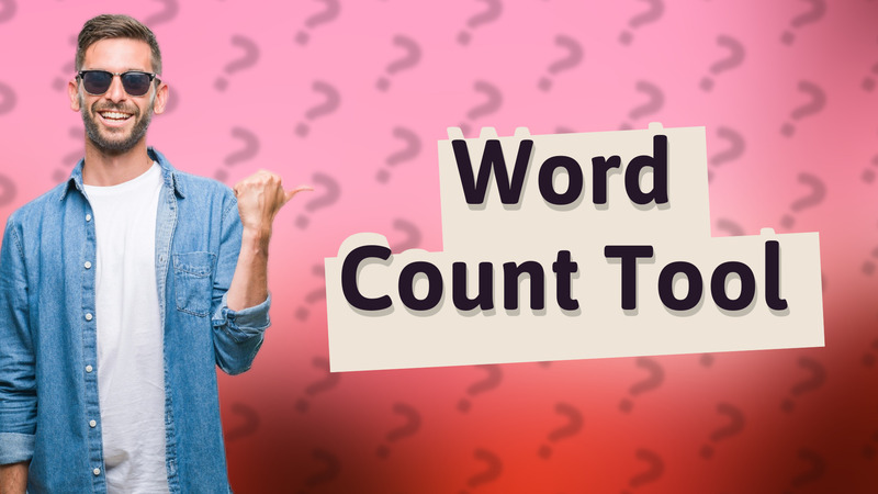 Word Count Tool
