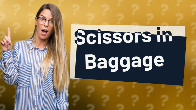 Scissors in Baggage