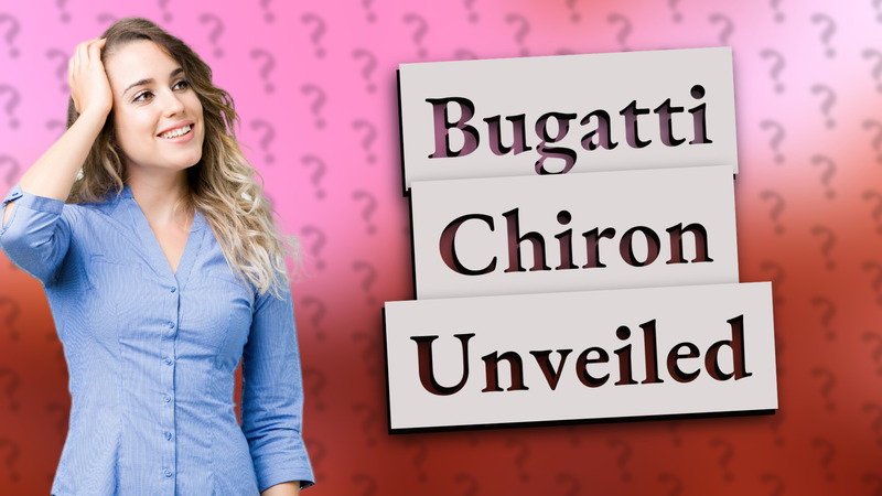 Bugatti Chiron Unveiled