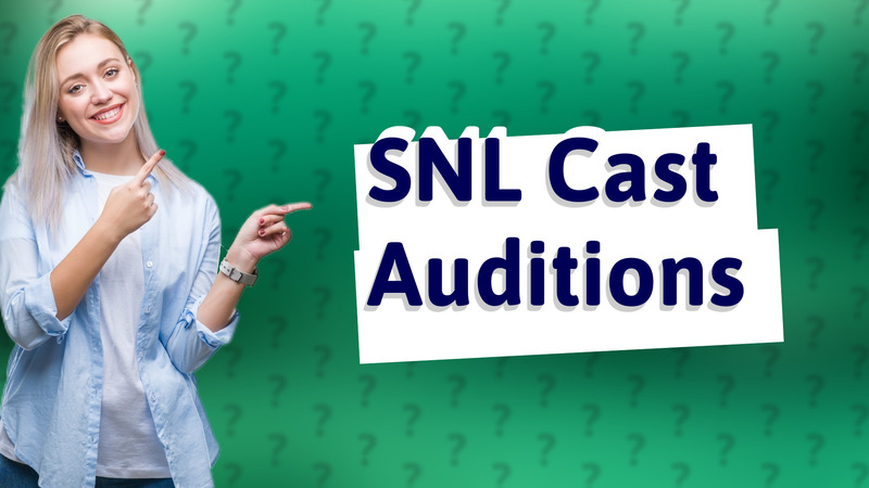 SNL Cast Auditions