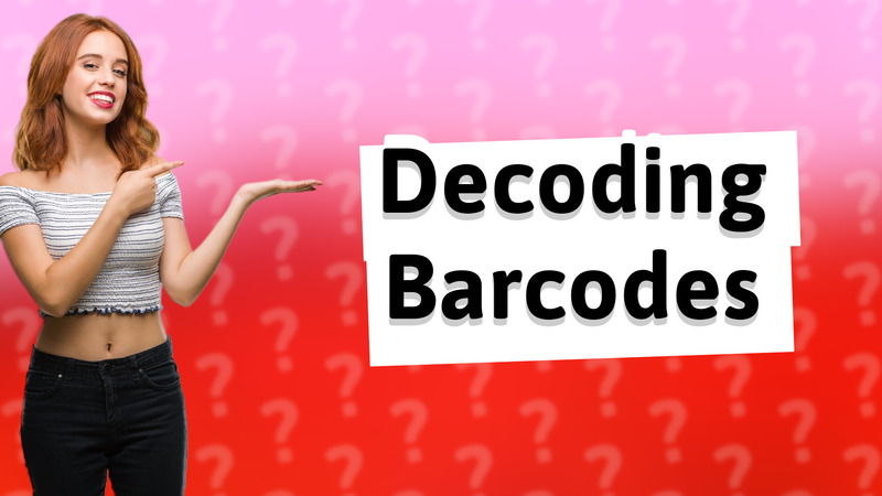 Decoding Barcodes