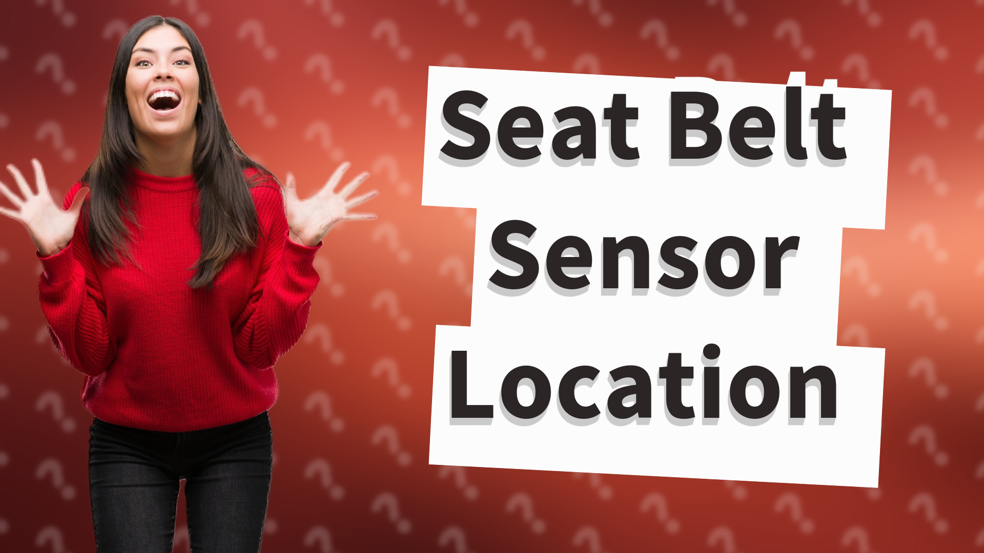 Seat Belt Sensor Location