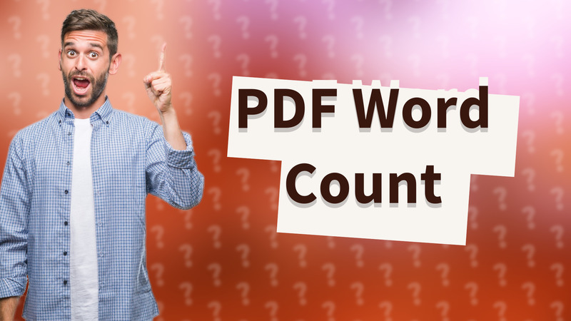 PDF Word Count
