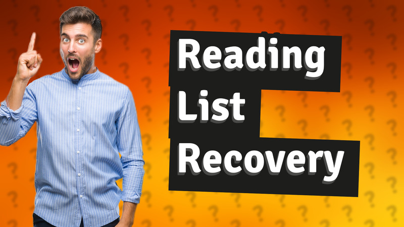 Reading List Recovery