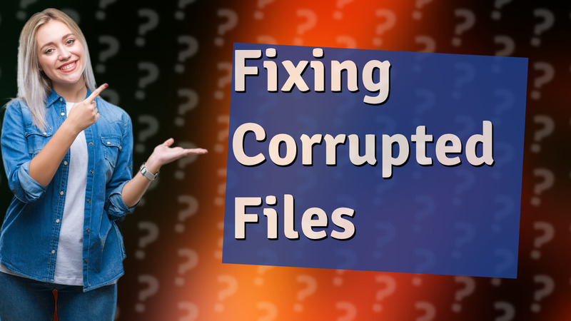 Fixing Corrupted Files