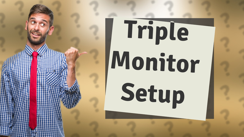 Triple Monitor Setup