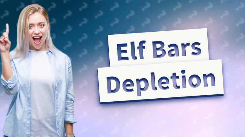 Elf Bars Depletion