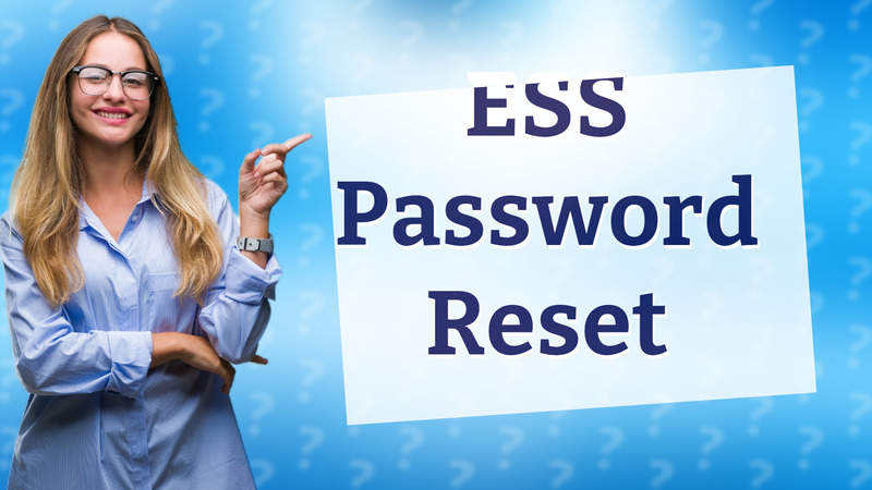 ESS Password Reset