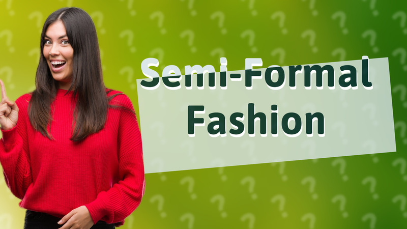 Semi-Formal Fashion