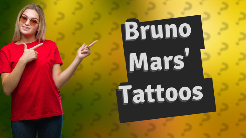 Bruno Mars' Tattoos