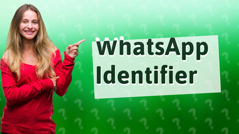 WhatsApp Identifier