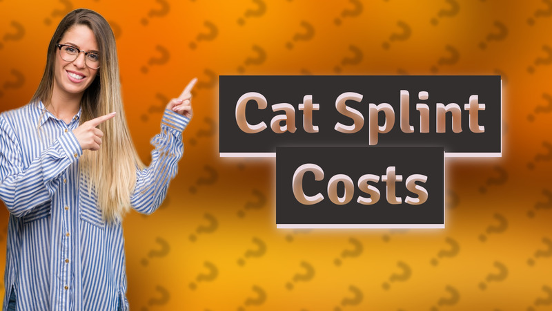 Cat Splint Costs