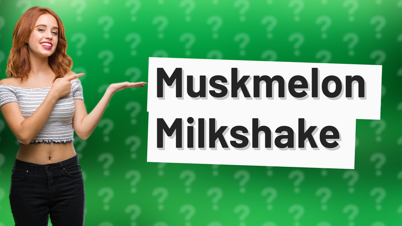 Muskmelon Milkshake