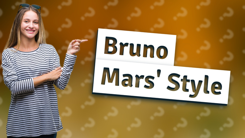 Bruno Mars' Style