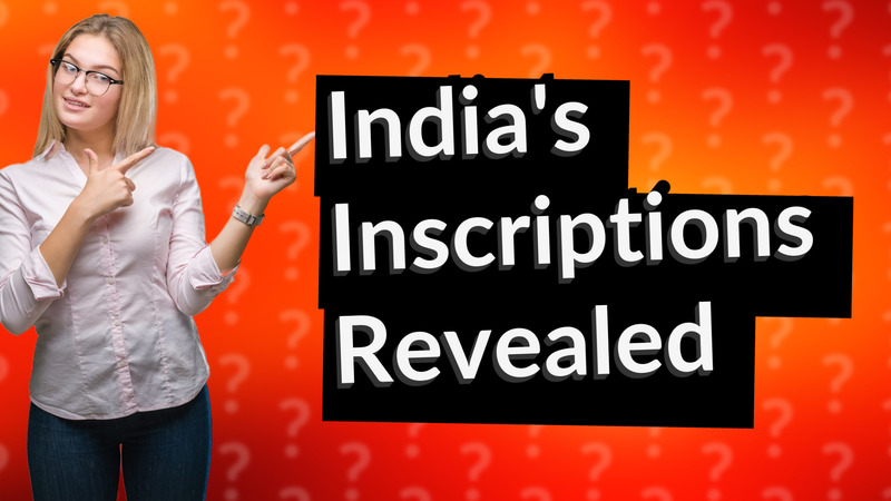 India's Inscriptions Revealed