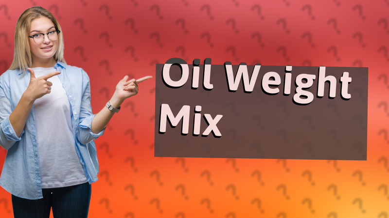 Oil Weight Mix