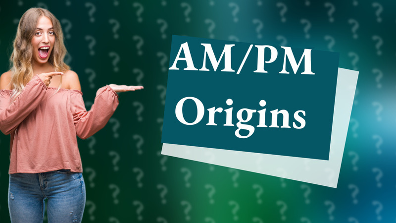 AM/PM Origins