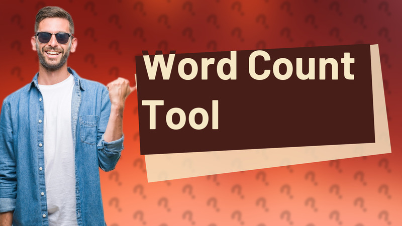 Word Count Tool