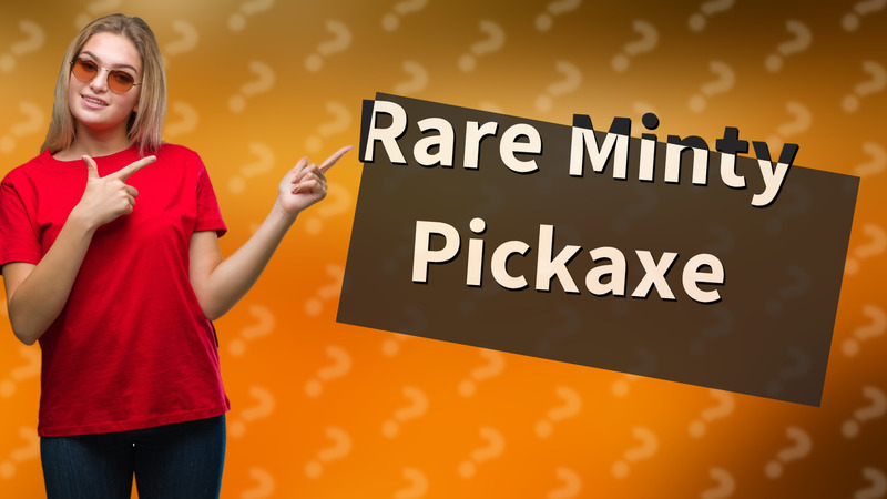 Rare Minty Pickaxe