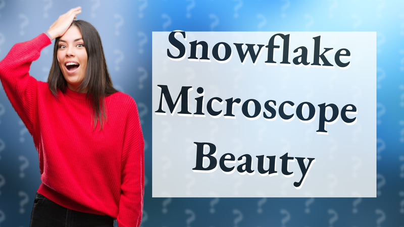 Snowflake Microscope Beauty