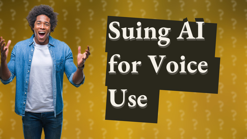 Suing AI for Voice Use
