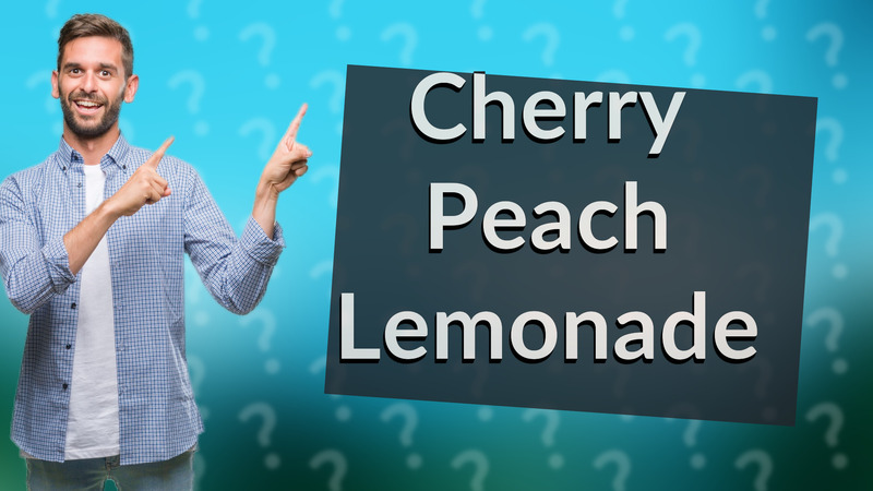 Cherry Peach Lemonade