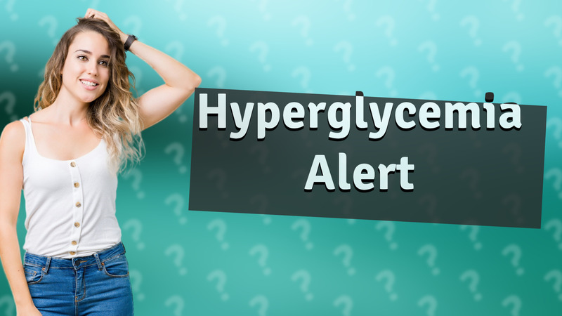 Hyperglycemia Alert