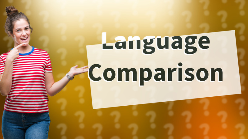 Language Comparison