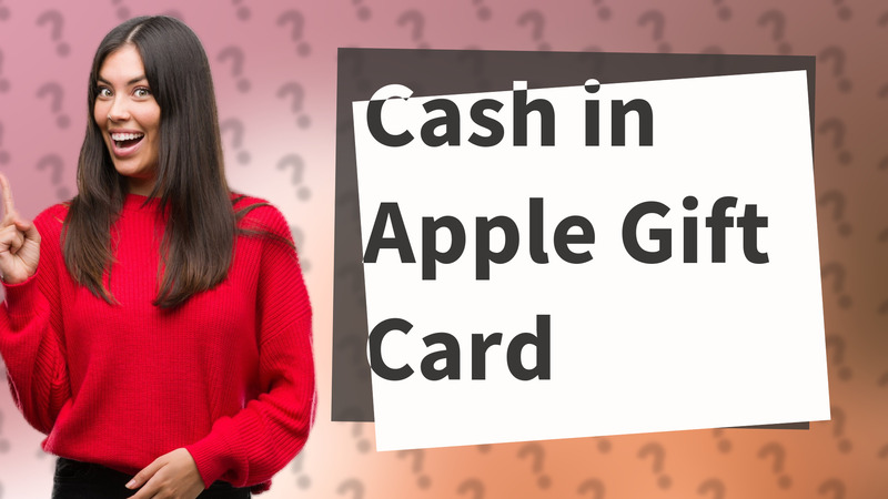 Cash in Apple Gift Card