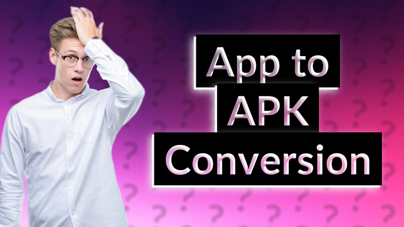 App to APK Conversion