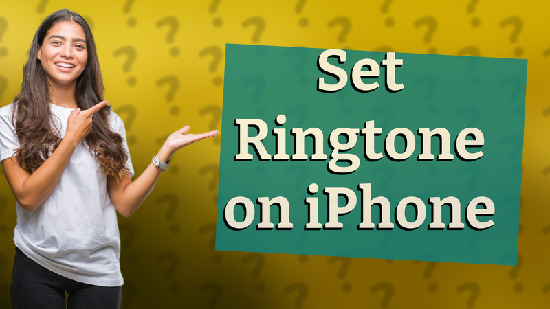 Set Ringtone on iPhone