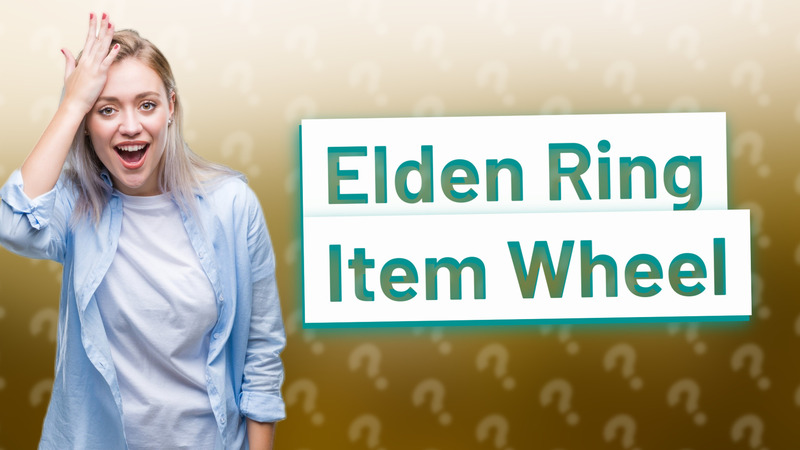 Elden Ring Item Wheel