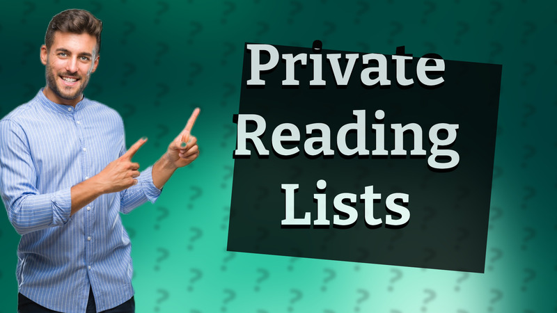Private Reading Lists