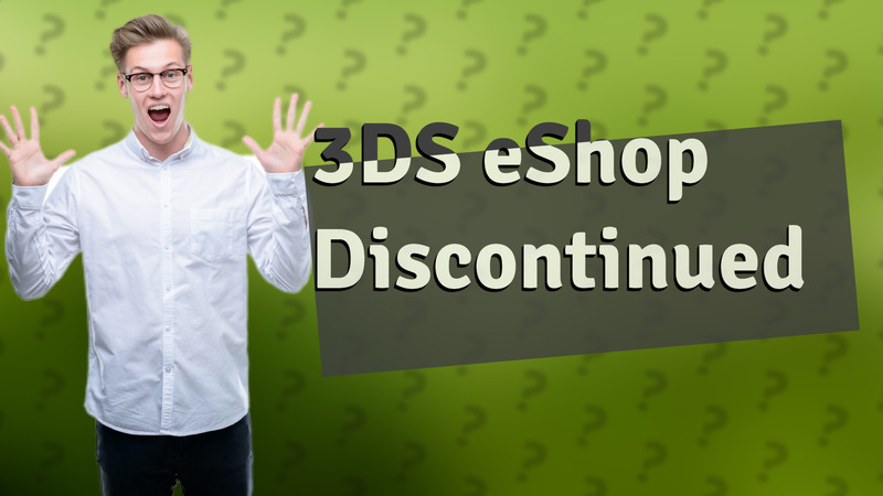 3DS eShop Discontinued
