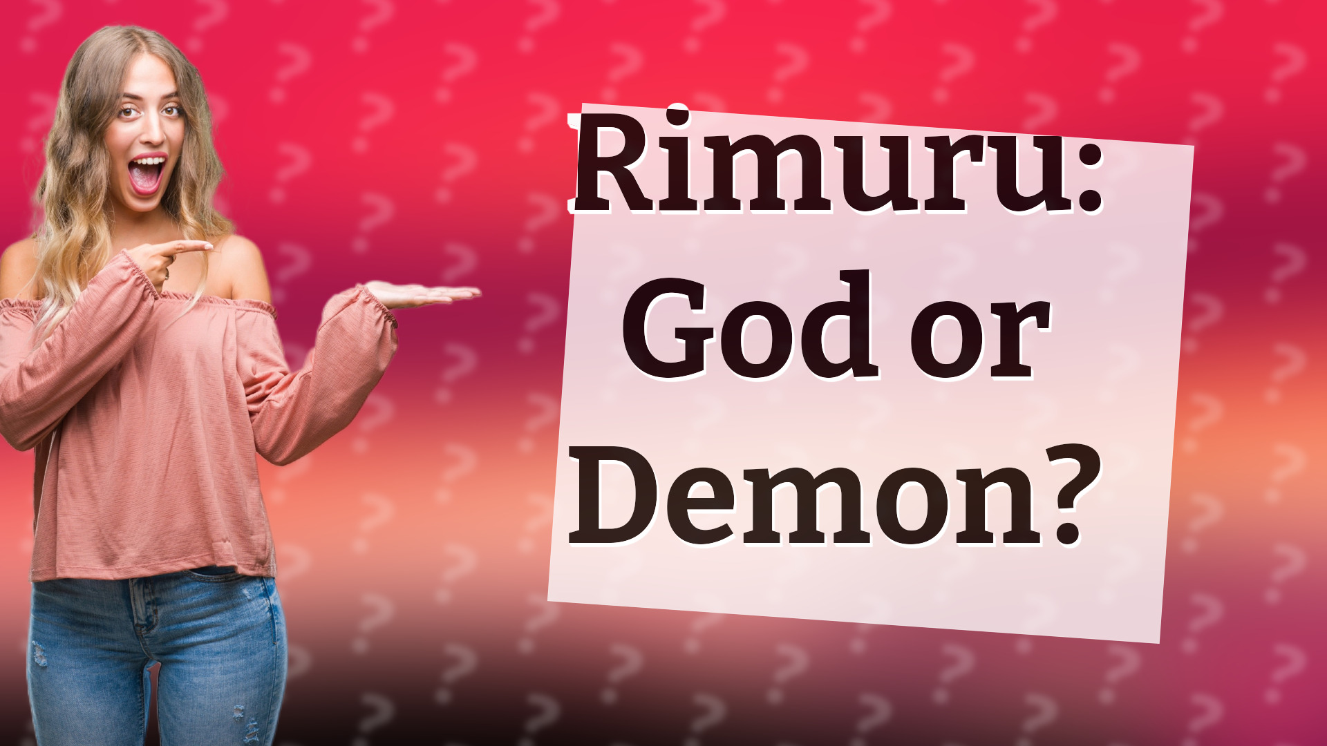 Rimuru: God or Demon?