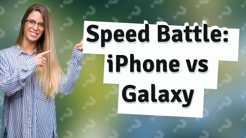Speed Battle: iPhone vs Galaxy