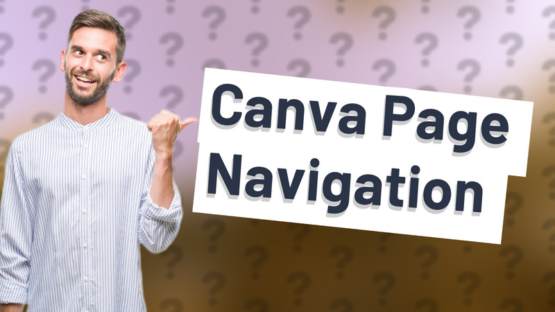Canva Page Navigation