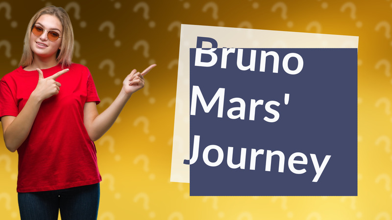 Bruno Mars' Journey