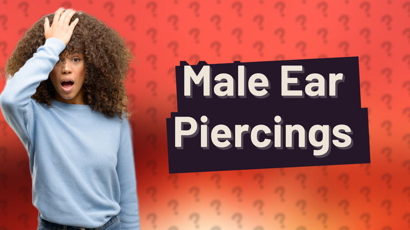 Male Ear Piercings