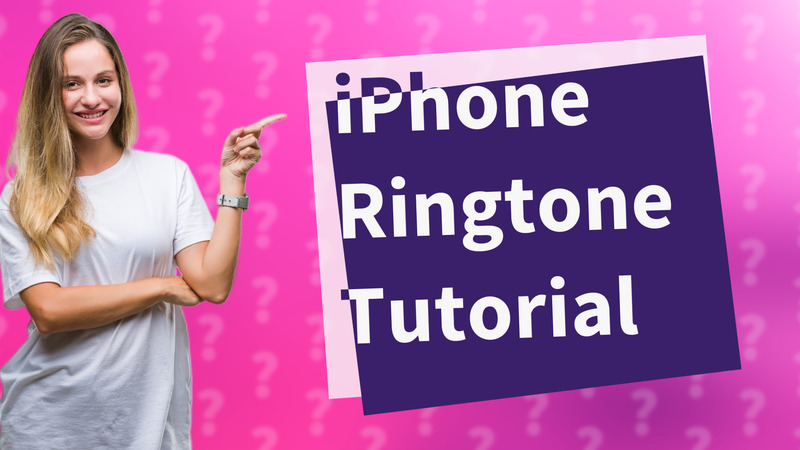 iPhone Ringtone Tutorial