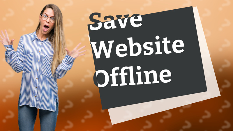 Save Website Offline