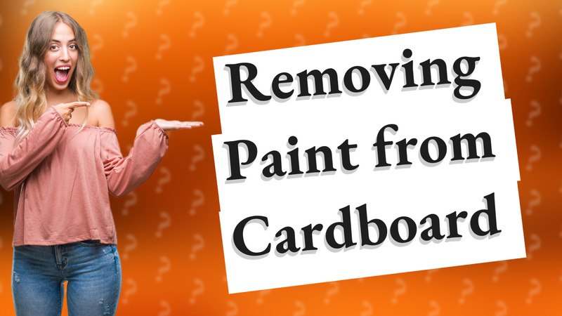 Removing Paint from Cardboard