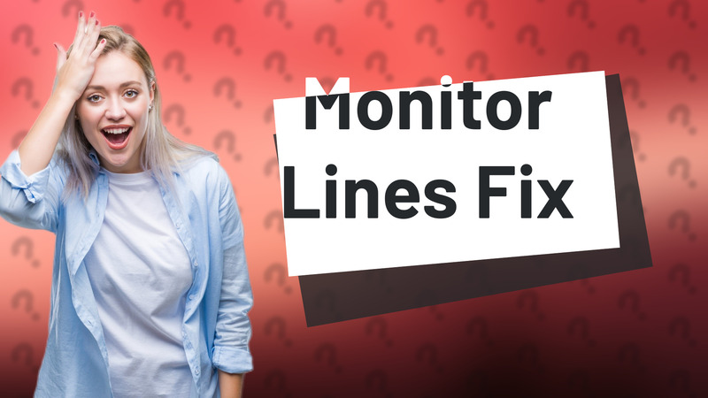 Monitor Lines Fix