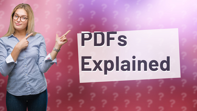 PDFs Explained