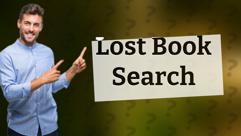 Lost Book Search