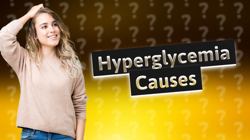 Hyperglycemia Causes