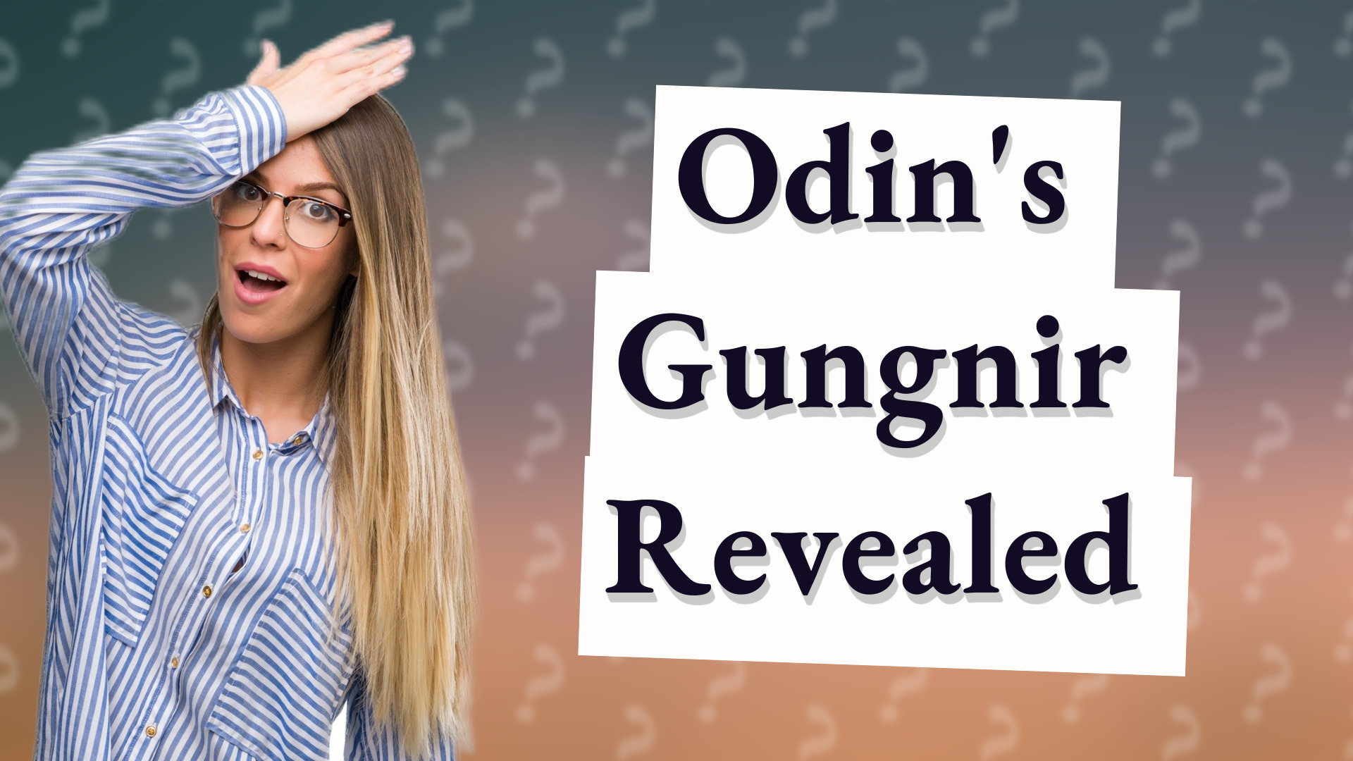 Odin's Gungnir Revealed